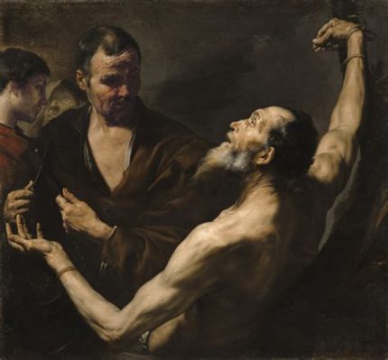 “The Martyrdom of Saint Bartholomew” –  A Baroque Extravaganza of Dramatic Light and Shadow!